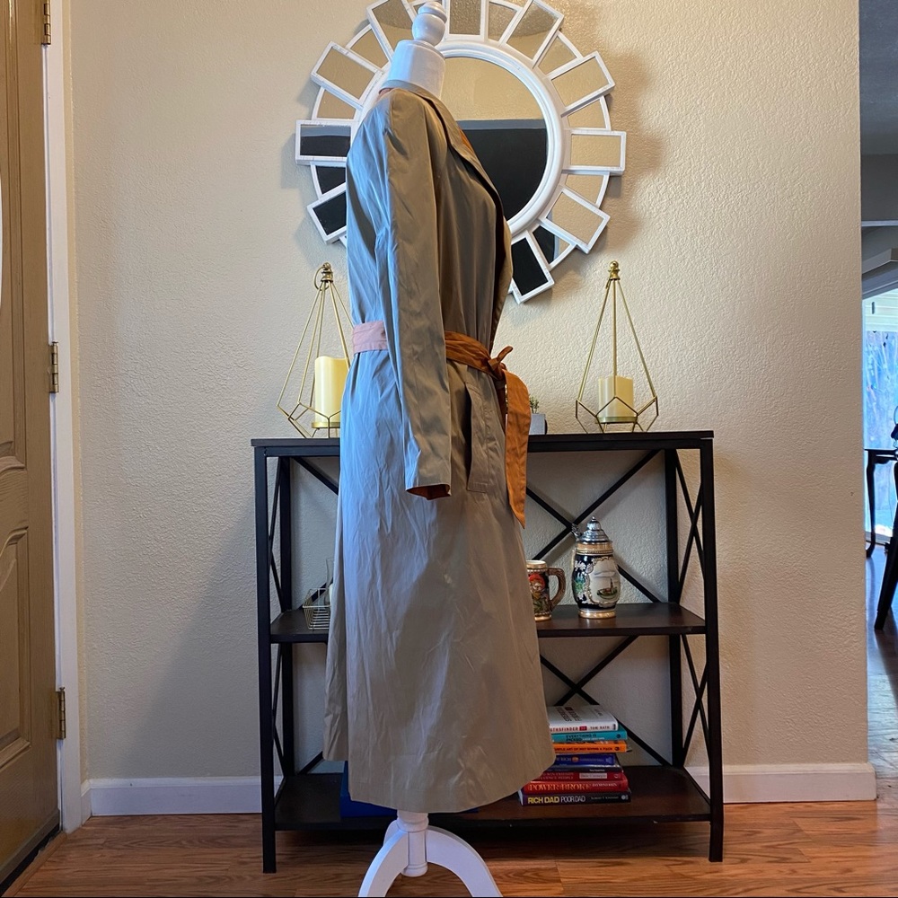 Tory Burch Reversible Trench Coat in Beige and Rust Size 4 NWT - Picture 7 of 16